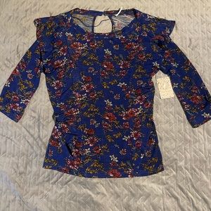 Free people top‎ women’s size small blue NWT